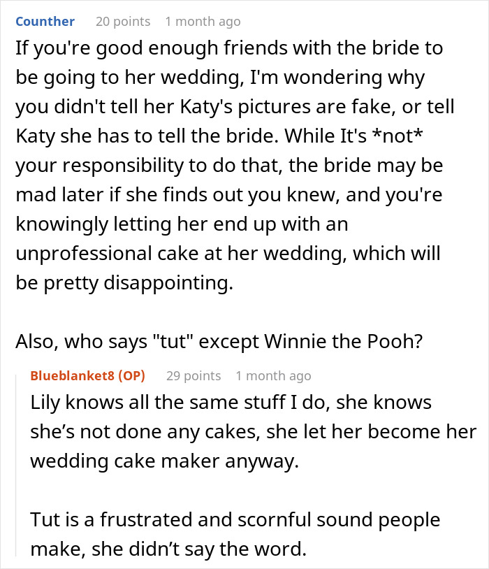 Wedding Cake Drama Ruins Friendship: “Started Advertising Using Stock Images”