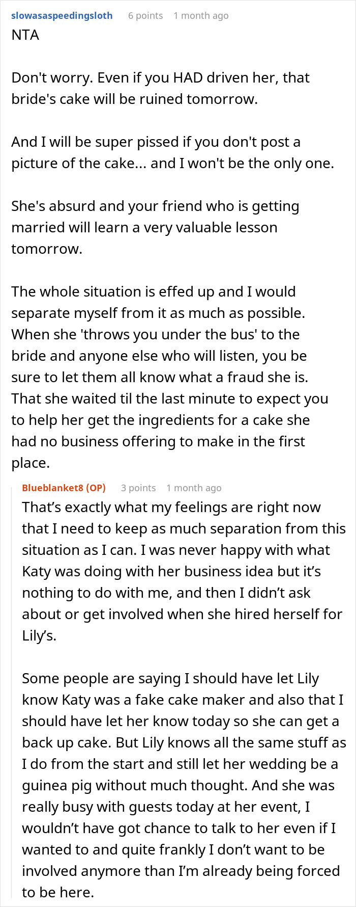 Wedding Cake Drama Ruins Friendship: “Started Advertising Using Stock Images”