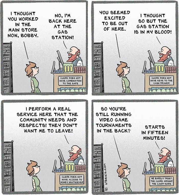 Artist Creates Humorous Comics About Retail Employees, And Here Are His 50 Recent Works Artist Creates Humorous Comics About Retail Employees, And Here Are His 50 Recent Works