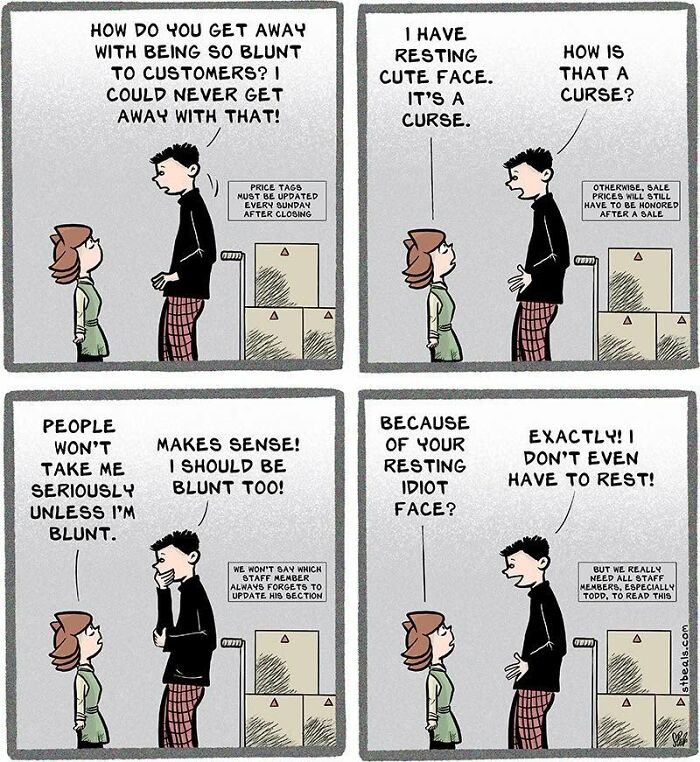Artist Creates Humorous Comics About Retail Employees, And Here Are His 50 Recent Works Artist Creates Humorous Comics About Retail Employees, And Here Are His 50 Recent Works