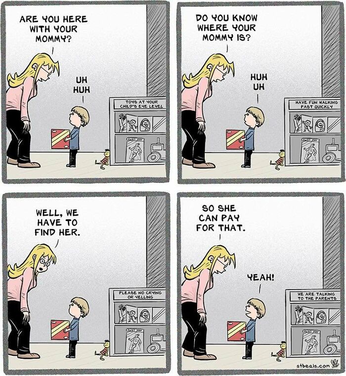 Artist Creates Humorous Comics About Retail Employees, And Here Are His 50 Recent Works Artist Creates Humorous Comics About Retail Employees, And Here Are His 50 Recent Works