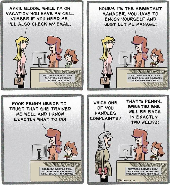 Artist Creates Humorous Comics About Retail Employees, And Here Are His 50 Recent Works Artist Creates Humorous Comics About Retail Employees, And Here Are His 50 Recent Works