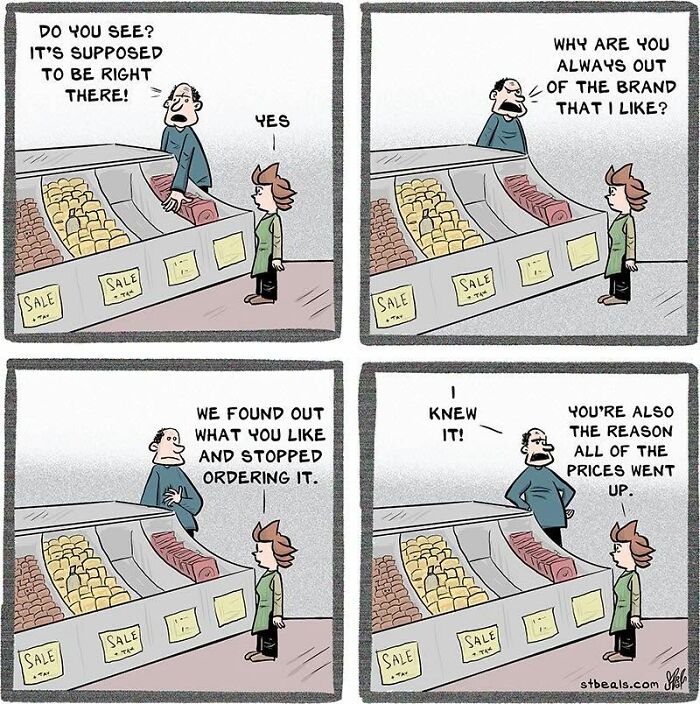 Artist Creates Humorous Comics About Retail Employees, And Here Are His 50 Recent Works Artist Creates Humorous Comics About Retail Employees, And Here Are His 50 Recent Works