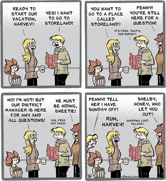 Artist Creates Humorous Comics About Retail Employees, And Here Are His 50 Recent Works Artist Creates Humorous Comics About Retail Employees, And Here Are His 50 Recent Works