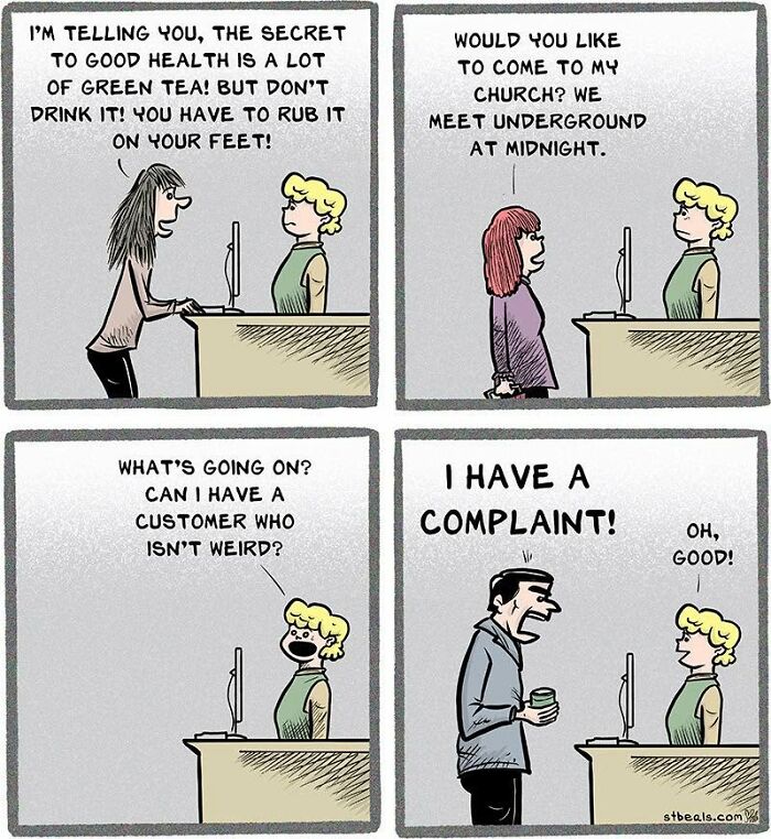Artist Creates Humorous Comics About Retail Employees, And Here Are His 50 Recent Works Artist Creates Humorous Comics About Retail Employees, And Here Are His 50 Recent Works