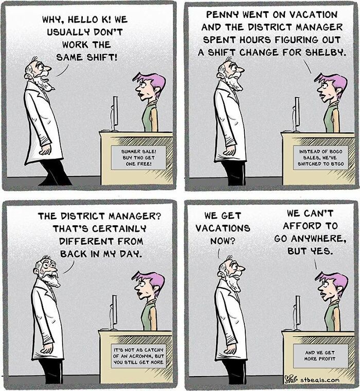 Artist Creates Humorous Comics About Retail Employees, And Here Are His 50 Recent Works Artist Creates Humorous Comics About Retail Employees, And Here Are His 50 Recent Works