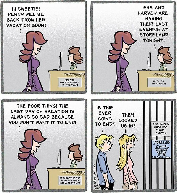 Artist Creates Humorous Comics About Retail Employees, And Here Are His 50 Recent Works Artist Creates Humorous Comics About Retail Employees, And Here Are His 50 Recent Works