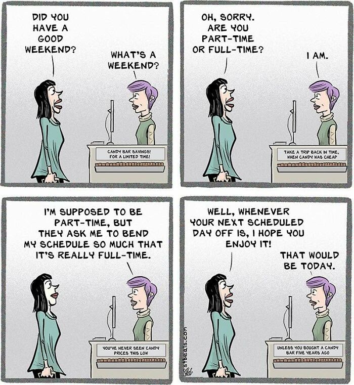 Artist Creates Humorous Comics About Retail Employees, And Here Are His 50 Recent Works Artist Creates Humorous Comics About Retail Employees, And Here Are His 50 Recent Works