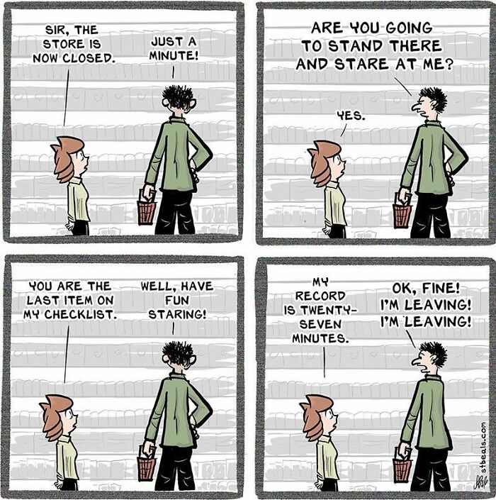 Artist Creates Humorous Comics About Retail Employees, And Here Are His 50 Recent Works Artist Creates Humorous Comics About Retail Employees, And Here Are His 50 Recent Works
