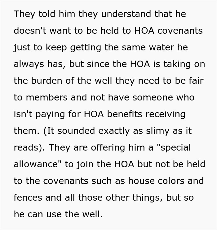 Man Threatened To Lose Access To Water If He Didn&rsquo;t Join The HOA, Finds Out It&rsquo;s A Scam