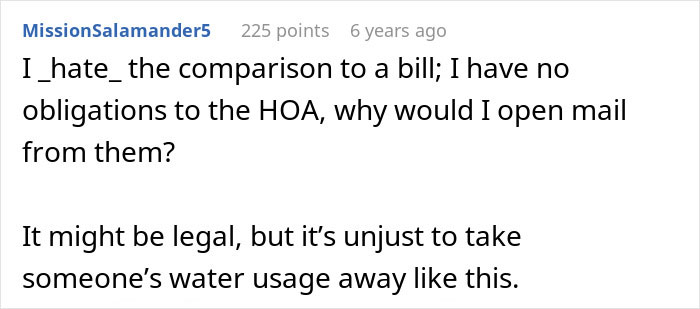 Man Threatened To Lose Access To Water If He Didn&rsquo;t Join The HOA, Finds Out It&rsquo;s A Scam