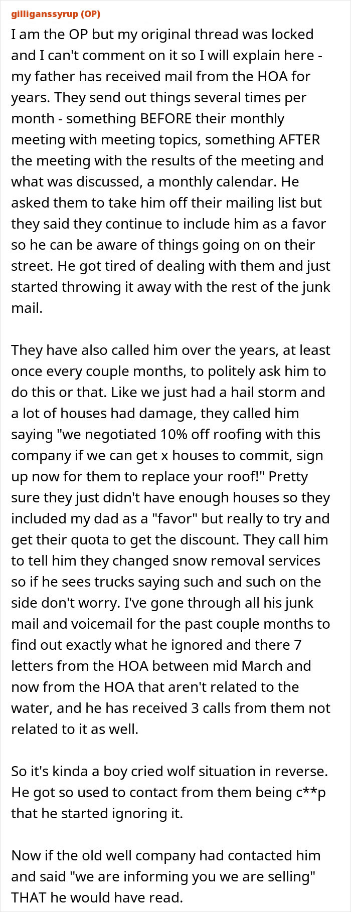 Man Threatened To Lose Access To Water If He Didn&rsquo;t Join The HOA, Finds Out It&rsquo;s A Scam