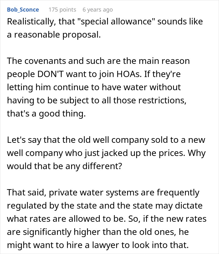 Man Threatened To Lose Access To Water If He Didn&rsquo;t Join The HOA, Finds Out It&rsquo;s A Scam