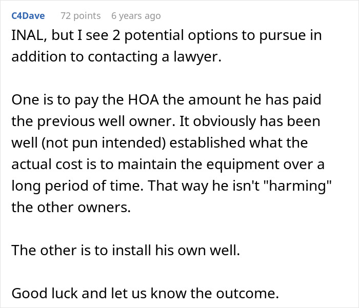 Man Threatened To Lose Access To Water If He Didn&rsquo;t Join The HOA, Finds Out It&rsquo;s A Scam