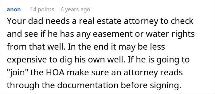 Man Threatened To Lose Access To Water If He Didn&rsquo;t Join The HOA, Finds Out It&rsquo;s A Scam