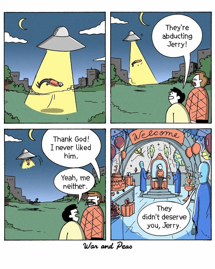 47 New Brilliantly Bizarre Comics By &lsquo;War And Peas&rsquo; That Might Catch You Off Guard
