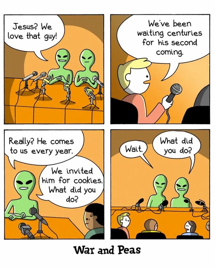 47 New Brilliantly Bizarre Comics By &lsquo;War And Peas&rsquo; That Might Catch You Off Guard