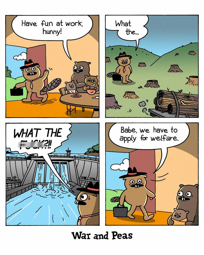 47 New Brilliantly Bizarre Comics By &lsquo;War And Peas&rsquo; That Might Catch You Off Guard