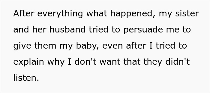 Infertile Woman Just Assumes She Can Take Pregnant Teen Sis’s Baby, Shocked When The Answer Is No Infertile Woman Just Assumes She Can Take Pregnant Teen Sis’s Baby, Shocked When The Answer Is No