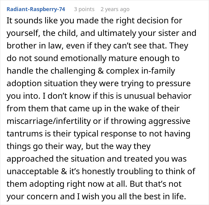 Infertile Woman Just Assumes She Can Take Pregnant Teen Sis’s Baby, Shocked When The Answer Is No Infertile Woman Just Assumes She Can Take Pregnant Teen Sis’s Baby, Shocked When The Answer Is No