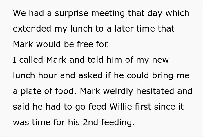 Guy Calls Fiancée A “Cry Baby” For Fussing Over Him Not Getting Her Lunch, Turns Out He’s A Cheater Guy Calls Fiancée A “Cry Baby” For Fussing Over Him Not Getting Her Lunch, Turns Out He’s A Cheater
