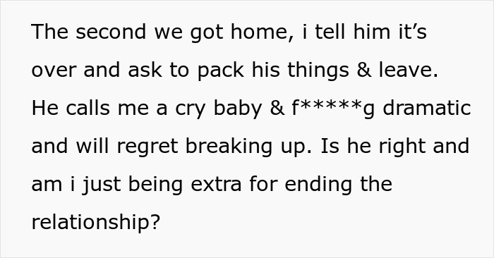 Guy Calls Fiancée A “Cry Baby” For Fussing Over Him Not Getting Her Lunch, Turns Out He’s A Cheater Guy Calls Fiancée A “Cry Baby” For Fussing Over Him Not Getting Her Lunch, Turns Out He’s A Cheater