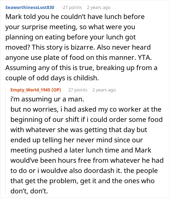 Guy Calls Fiancée A “Cry Baby” For Fussing Over Him Not Getting Her Lunch, Turns Out He’s A Cheater Guy Calls Fiancée A “Cry Baby” For Fussing Over Him Not Getting Her Lunch, Turns Out He’s A Cheater