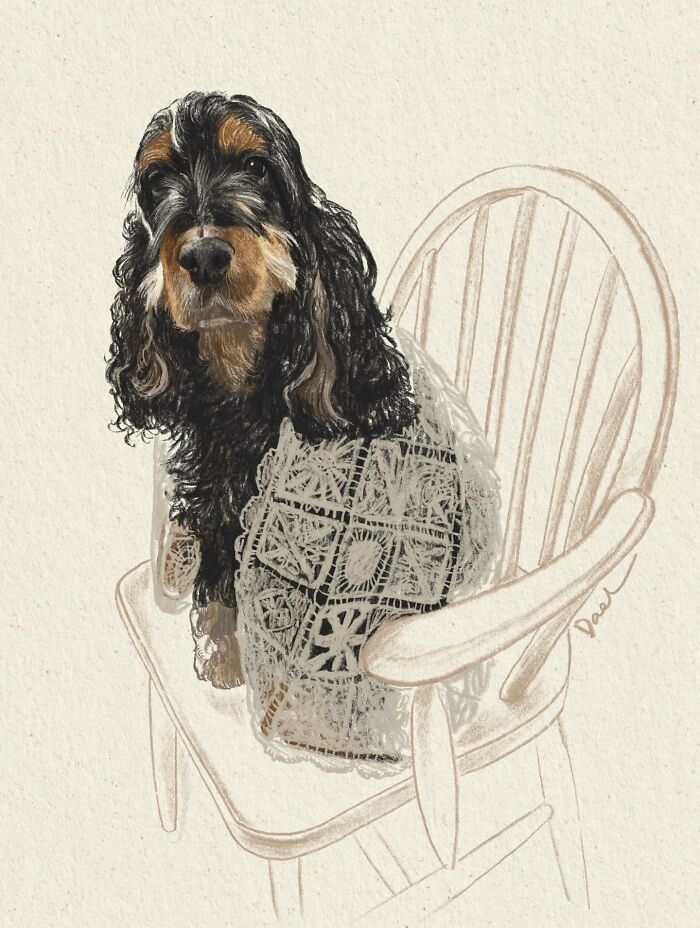 This Artist Draws Dog Portraits That Perfectly Capture Each Pet&rsquo;s Personality (76 Pics)