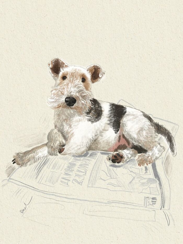 This Artist Draws Dog Portraits That Perfectly Capture Each Pet&rsquo;s Personality (76 Pics)