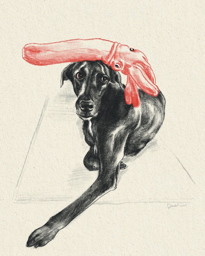 This Artist Draws Dog Portraits That Perfectly Capture Each Pet&rsquo;s Personality (76 Pics)