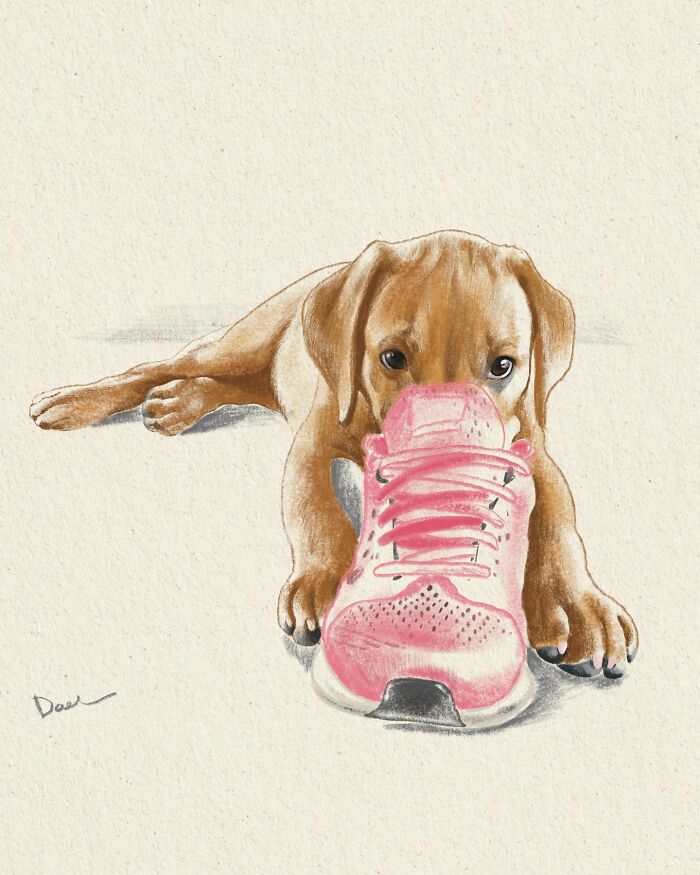 This Artist Draws Dog Portraits That Perfectly Capture Each Pet&rsquo;s Personality (76 Pics)