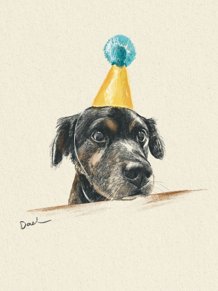 This Artist Draws Dog Portraits That Perfectly Capture Each Pet&rsquo;s Personality (76 Pics)