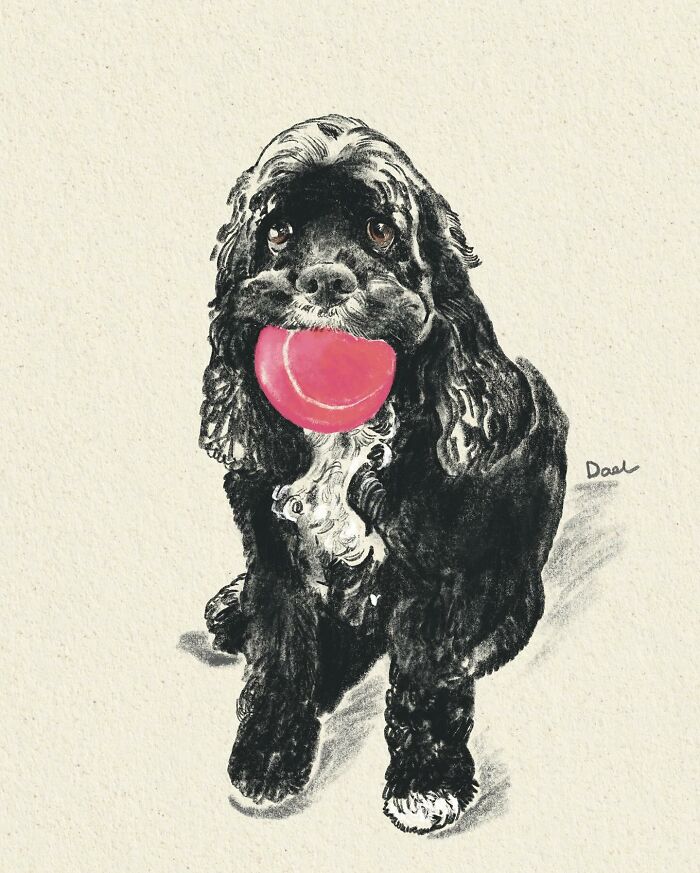 This Artist Draws Dog Portraits That Perfectly Capture Each Pet&rsquo;s Personality (76 Pics)