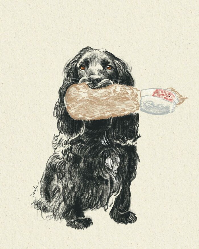 This Artist Draws Dog Portraits That Perfectly Capture Each Pet&rsquo;s Personality (76 Pics)