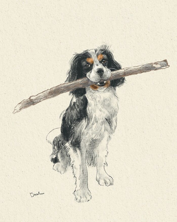 This Artist Draws Dog Portraits That Perfectly Capture Each Pet&rsquo;s Personality (76 Pics)