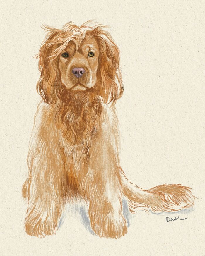 This Artist Draws Dog Portraits That Perfectly Capture Each Pet&rsquo;s Personality (76 Pics)