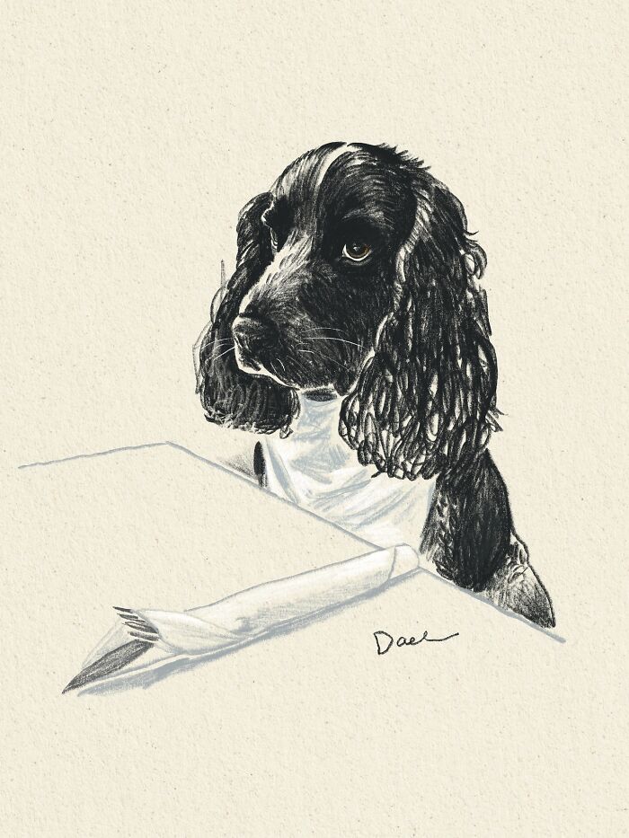 This Artist Draws Dog Portraits That Perfectly Capture Each Pet&rsquo;s Personality (76 Pics)
