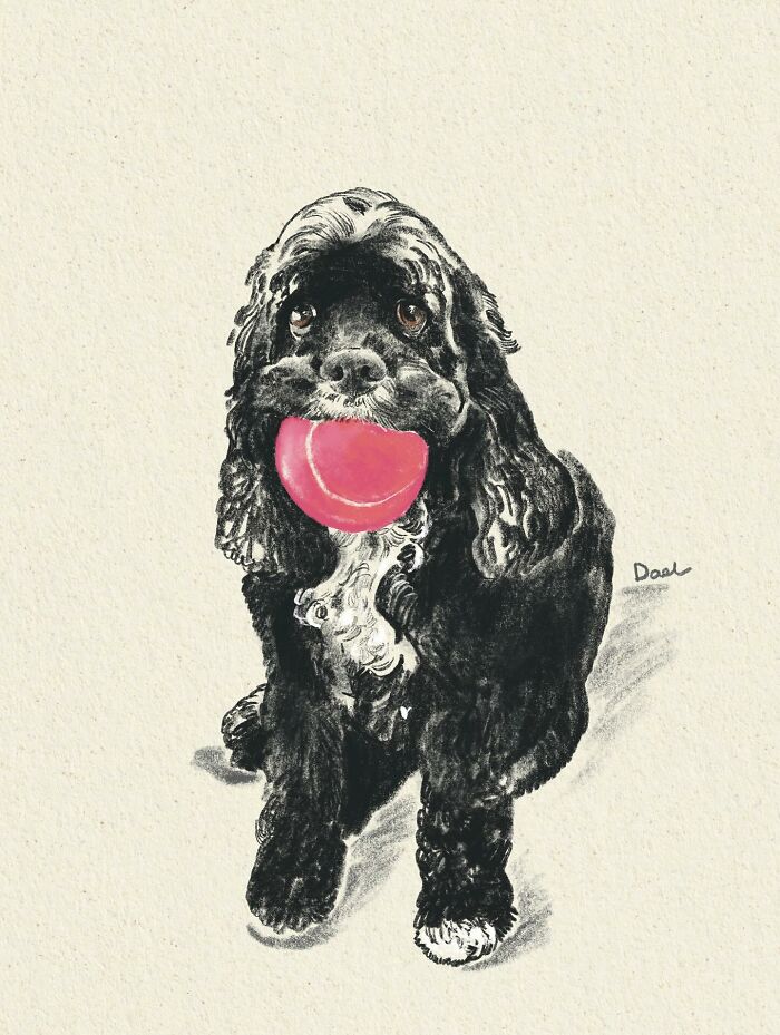 This Artist Draws Dog Portraits That Perfectly Capture Each Pet&rsquo;s Personality (76 Pics)