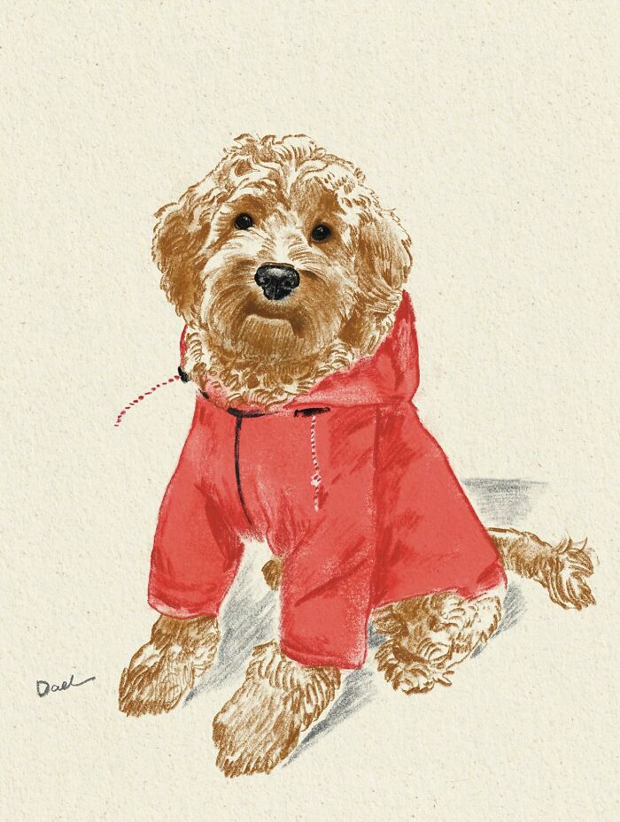 This Artist Draws Dog Portraits That Perfectly Capture Each Pet&rsquo;s Personality (76 Pics)