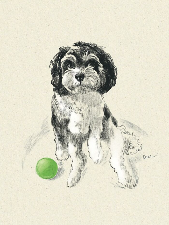 This Artist Draws Dog Portraits That Perfectly Capture Each Pet&rsquo;s Personality (76 Pics)