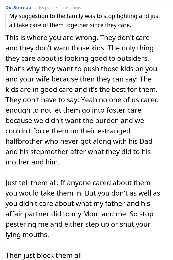 26YO Refuses To Take In Half Siblings After Father Had Them From Affair With Late Wife’s Nurse 26YO Refuses To Take In Half Siblings After Father Had Them From Affair With Late Wife’s Nurse