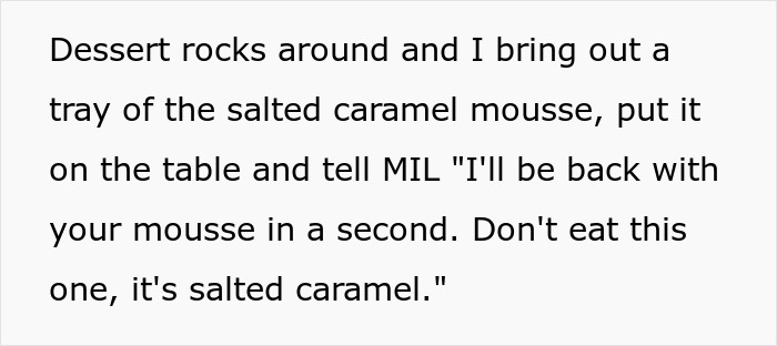 MIL Devours Mousse That DIL Made With Eggs And Salt, Shocked DIL Learns Her Allergies Were A Lie MIL Devours Mousse That DIL Made With Eggs And Salt, Shocked DIL Learns Her Allergies Were A Lie
