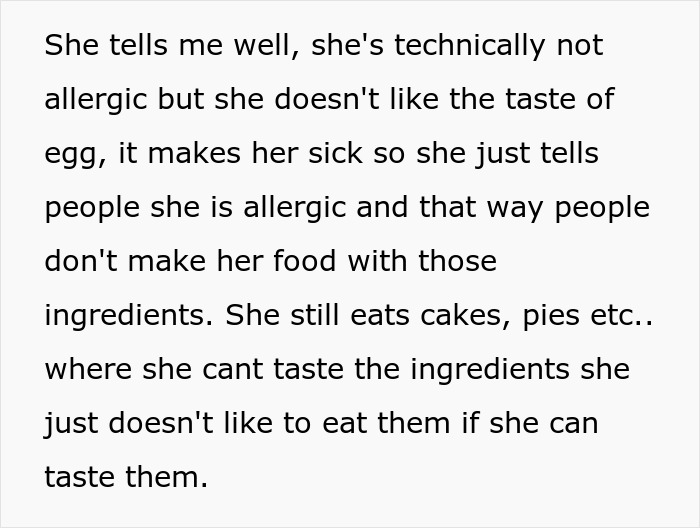 MIL Devours Mousse That DIL Made With Eggs And Salt, Shocked DIL Learns Her Allergies Were A Lie MIL Devours Mousse That DIL Made With Eggs And Salt, Shocked DIL Learns Her Allergies Were A Lie