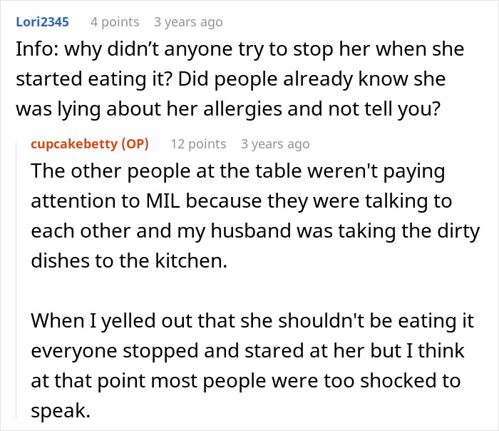 MIL Devours Mousse That DIL Made With Eggs And Salt, Shocked DIL Learns Her Allergies Were A Lie MIL Devours Mousse That DIL Made With Eggs And Salt, Shocked DIL Learns Her Allergies Were A Lie