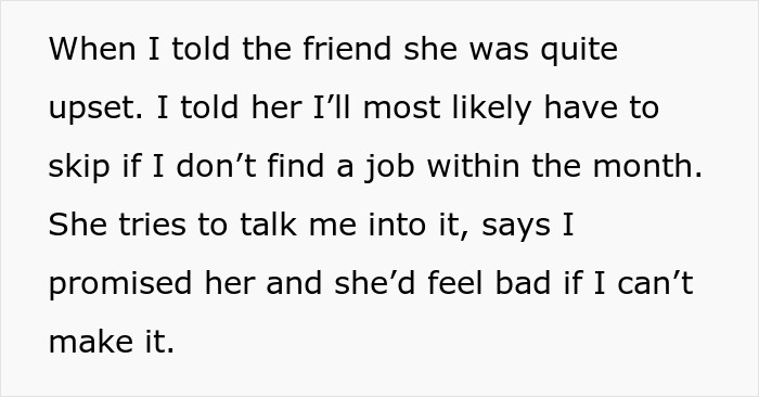 Broke Woman Tells Bride She Can No Longer Afford Her Destination Wedding, Her Response Floors Her