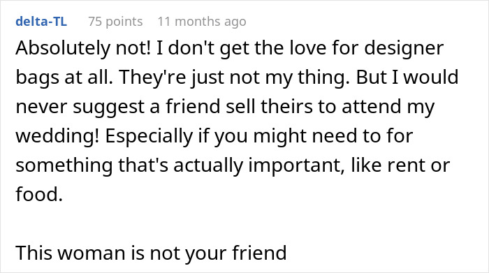 Broke Woman Tells Bride She Can No Longer Afford Her Destination Wedding, Her Response Floors Her