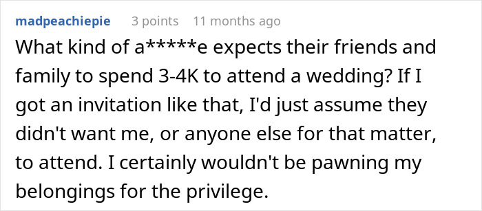 Broke Woman Tells Bride She Can No Longer Afford Her Destination Wedding, Her Response Floors Her