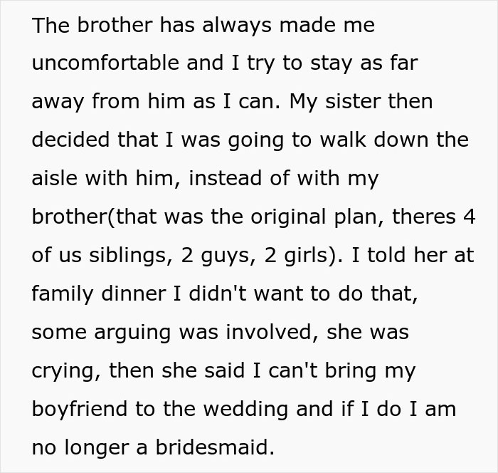 Woman Allows Creepy BIL To Hit On Sister Just So Her Fiancé Likes Her Better Woman Allows Creepy BIL To Hit On Sister Just So Her Fiancé Likes Her Better