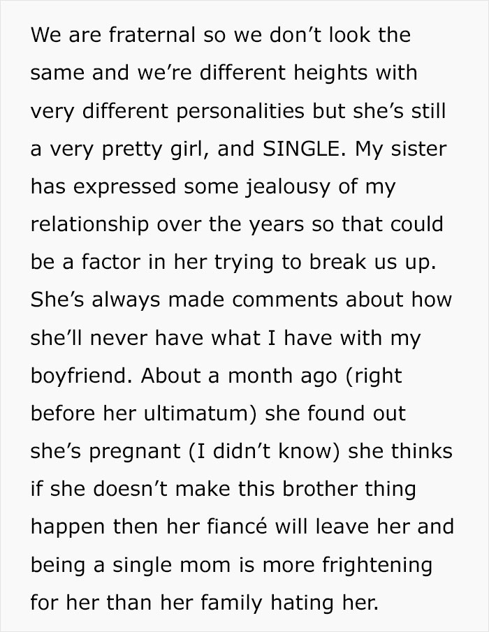 Woman Allows Creepy BIL To Hit On Sister Just So Her Fiancé Likes Her Better Woman Allows Creepy BIL To Hit On Sister Just So Her Fiancé Likes Her Better
