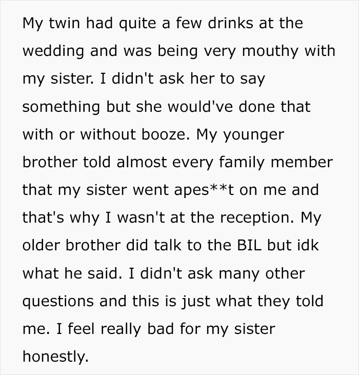 Woman Allows Creepy BIL To Hit On Sister Just So Her Fiancé Likes Her Better Woman Allows Creepy BIL To Hit On Sister Just So Her Fiancé Likes Her Better